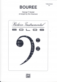 Handel Bourree (arr Swanson) Tuba Sheet Music Songbook