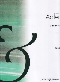 Adler Canto Viii Solo Tuba Sheet Music Songbook