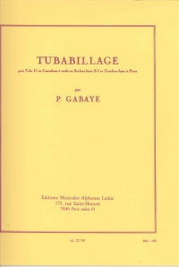 Gabaye Tubabillage Tuba & Piano Sheet Music Songbook
