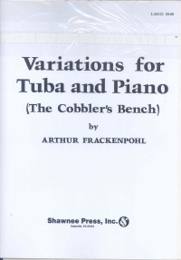 Frackenpohl Variations For Tuba & Piano Sheet Music Songbook