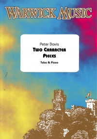 Davis Two Character Pieces Tuba & Piano Sheet Music Songbook
