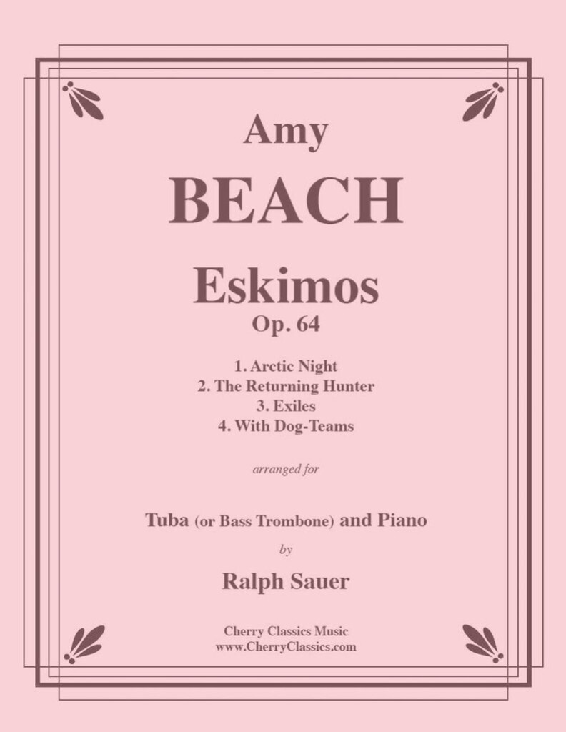 Beach Eskimos Op64 Tuba/bass Trombone & Piano Sheet Music Songbook
