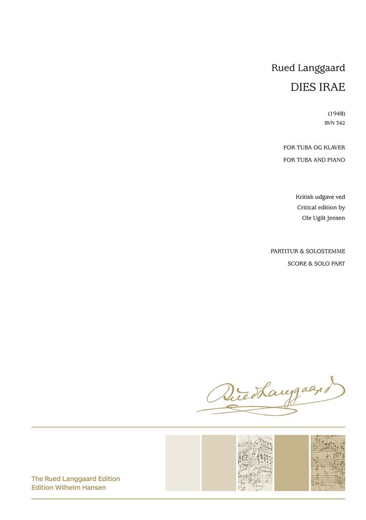 Langgaard Dies Irae Tuba & Piano Sheet Music Songbook