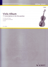 Schott Viola Album Dodd Sheet Music Songbook