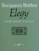 Britten Elegy Solo Viola Sheet Music Songbook