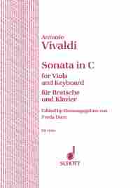 Vivaldi Sonata No 3 C Major Viola Arr Dinn Sheet Music Songbook