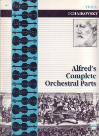 Tchaikovsky Alfreds Comp Orch Parts Viola Sheet Music Songbook