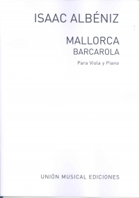 Albeniz-amaz Mallorca Barcarola Viola Sheet Music Songbook