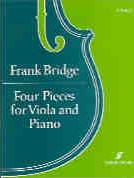 Bridge 4 Pieces Viola & Piano Sheet Music Songbook