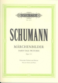 Schumann Marchenbilder (fairy Tale Pictures) Viola Sheet Music Songbook