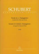 Schubert Arpeggione Sonata Amin D821 Viola & Piano Sheet Music Songbook