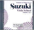 Suzuki Viola School Vol 1 & 2 Cd Sheet Music Songbook