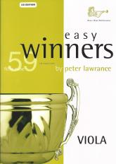 Easy Winners Lawrance Viola/violin Book & Cd Sheet Music Songbook