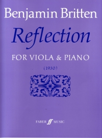Britten Reflection For Viola & Piano Sheet Music Songbook