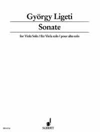 Ligeti Sonata For Viola Sheet Music Songbook