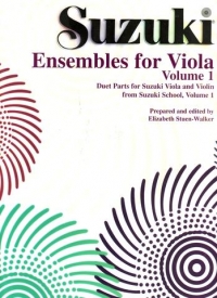 Suzuki Ensembles For Viola Vol 1 Sheet Music Songbook