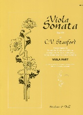 Stanford Sonata Viola Sheet Music Songbook