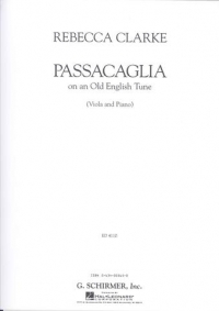 Clarke Passacaglia On An Old English Tune Vla/pft Sheet Music Songbook