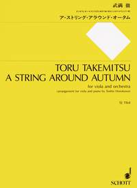 Takemitsu String Around Autumn Hosokawa Viola Sheet Music Songbook