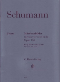 Schumann Fairy Tale Pictures Viola & Piano Sheet Music Songbook