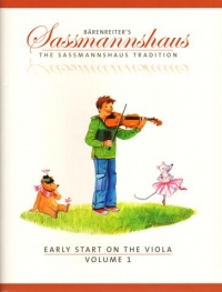 Sassmannshaus Early Start On The Viola Vol 1 Sheet Music Songbook