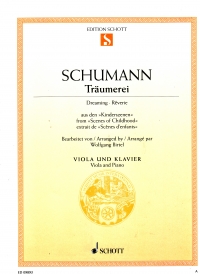 Schumann Dreaming Op15 No 7 Viola & Piano Sheet Music Songbook