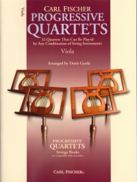 Progressive Quartets Viola Gazda Sheet Music Songbook
