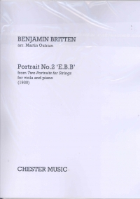 Britten Portrait No 2 E.b.b. Viola & Piano Sheet Music Songbook