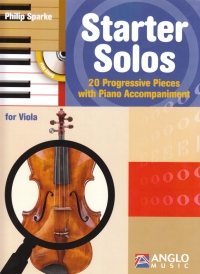 Starter Solos Viola Sparke Book & Cd Sheet Music Songbook