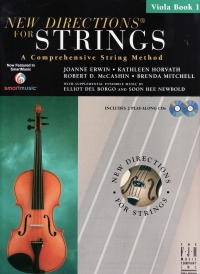 New Directions For Strings Viola Book 1 + Cd Sheet Music Songbook