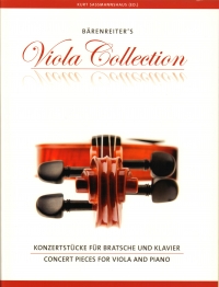 Concert Pieces For Viola & Piano Sassmannshaus Sheet Music Songbook