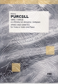 Purcell Airs And Dances For Viola & Piano Sheet Music Songbook