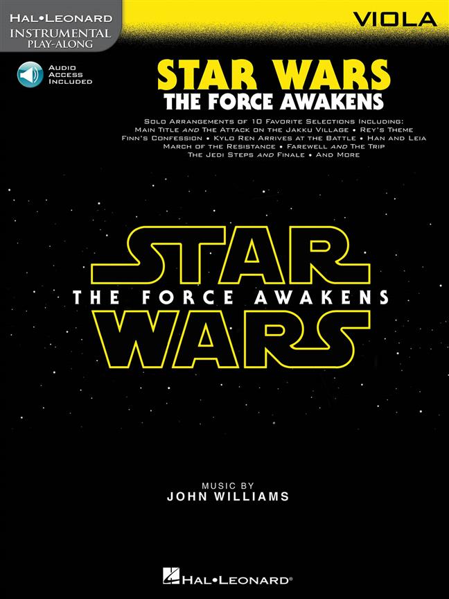 Star Wars Vii The Force Awakens Viola + Online Sheet Music Songbook