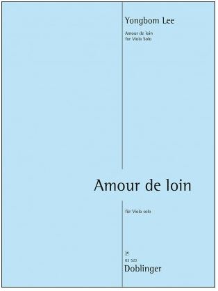 Lee Lamour De Loin Viola Sheet Music Songbook