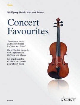 Concert Favourites Birtel & Rohde Viola & Piano Sheet Music Songbook
