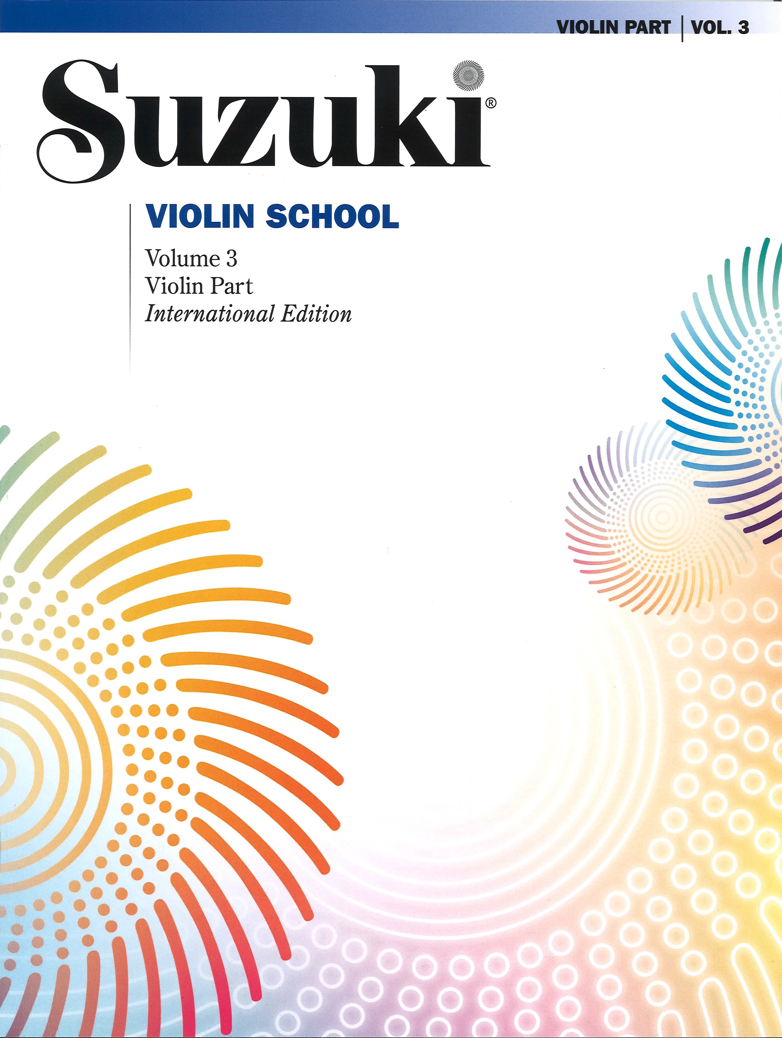 Suzuki Violin School Vol 3 Violin Part Int Ed Sheet Music Songbook