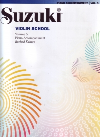 Suzuki Violin School Vol 5 Piano Accomp Revised Sheet Music Songbook