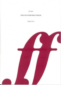 Bach Toccata Solo Violin Amin Sheet Music Songbook