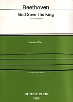 Beethoven God Save The King Barrie Violin & Piano Sheet Music Songbook