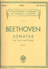 Beethoven Sonatas Complete Brodsky Violin & Piano Sheet Music Songbook