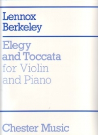 Berkeley Elegy & Toccata Violin Sheet Music Songbook