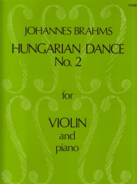 Brahms Hungarian Dance No 2 Hubay Violin & Piano Sheet Music Songbook