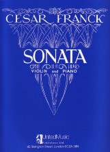 Franck Sonata A Violin Sheet Music Songbook