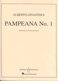 Ginastera Pampeana No 1 (rhapsody) Violin Sheet Music Songbook