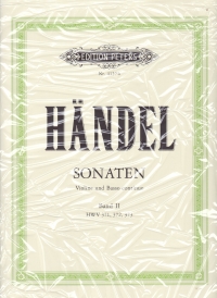 Handel Sonatas Vol 2 Violin & Pf Davisson/ramin Sheet Music Songbook