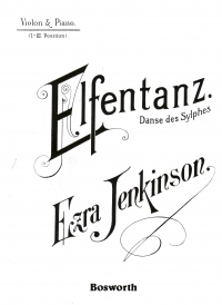 Jenkinson Elfentanz Violin Sheet Music Songbook