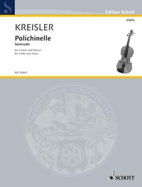 Kreisler Polichinelle Serenade Violin Sheet Music Songbook