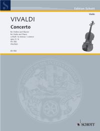 Vivaldi Concerto Op3 No 6 Amin Fi/176 Nachez Vln Sheet Music Songbook