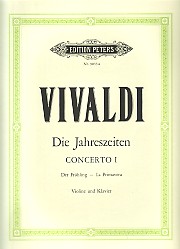 Vivaldi Concerto Op8 No 1 E Fi/22 Kolneder Spring Sheet Music Songbook
