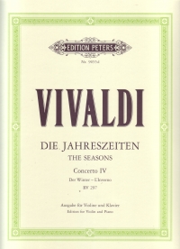 Vivaldi Concerto Op8 No 4 Fmin Kolneder Winter Sheet Music Songbook
